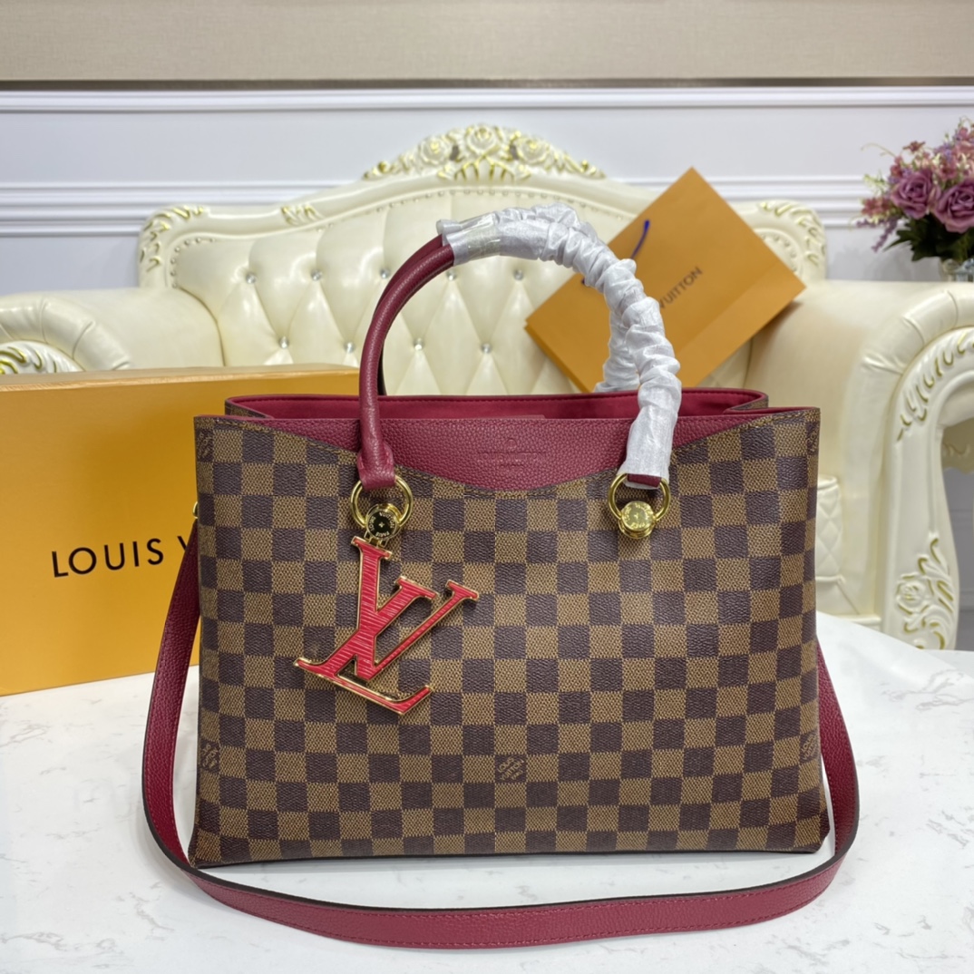 Louis Vuitton LV RIVERSIDE Tote Handbag Damier Ebene N40052